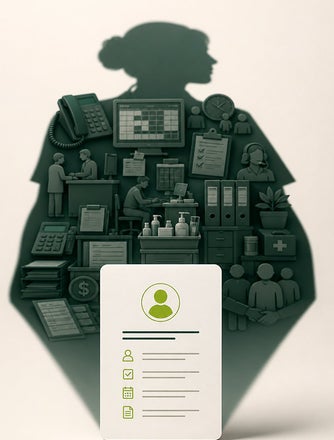 Position description: the document casting a more complicated job-shaped shadow