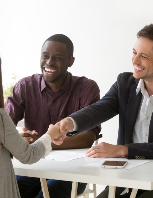 Staffing - Shaking hands